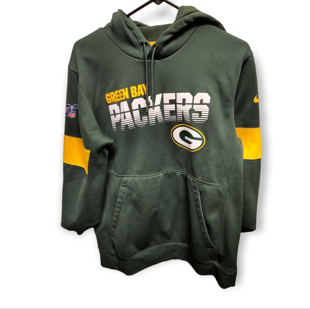 Men Medium Nike Packers Hoodie